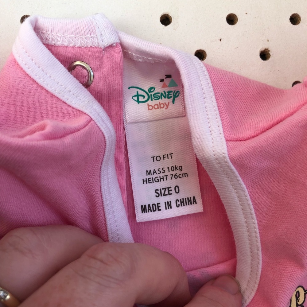 Baby size 0 Two DISNEY Onesies, short sleeve, cotton, Thumper, Bopeep& her sheep - Picture 5 of 13